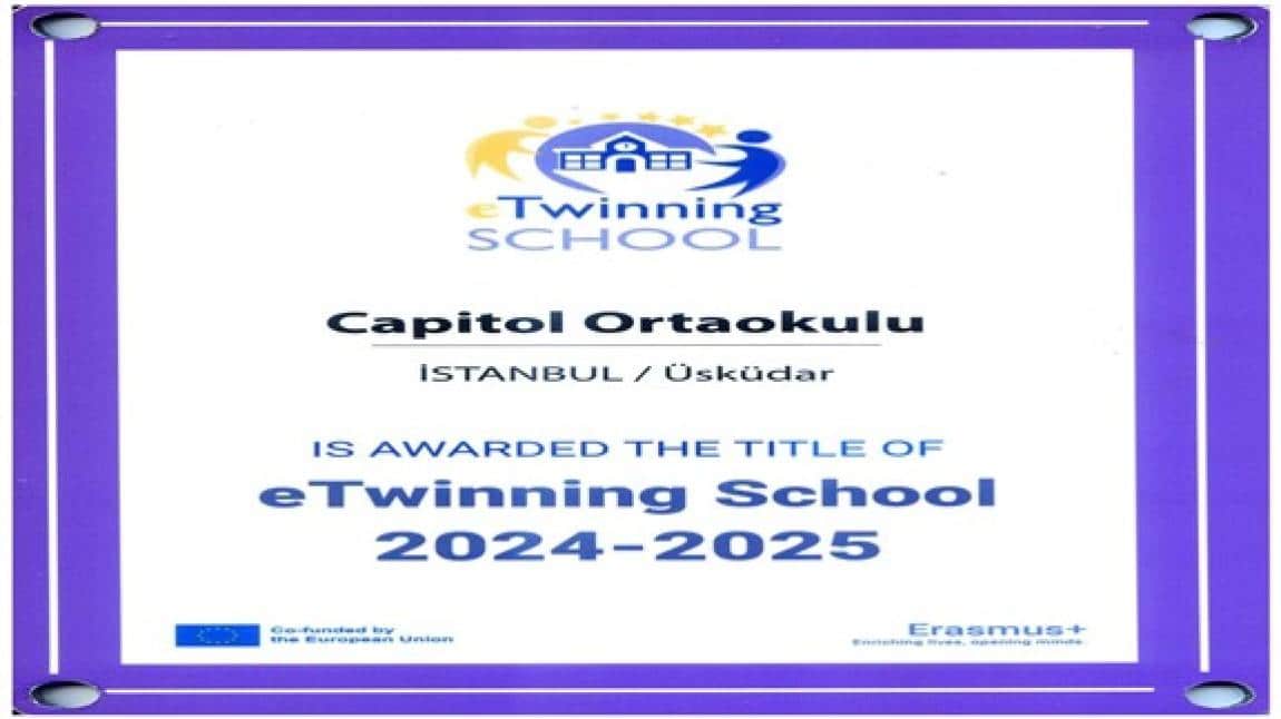 eTwinning School 2024-2025